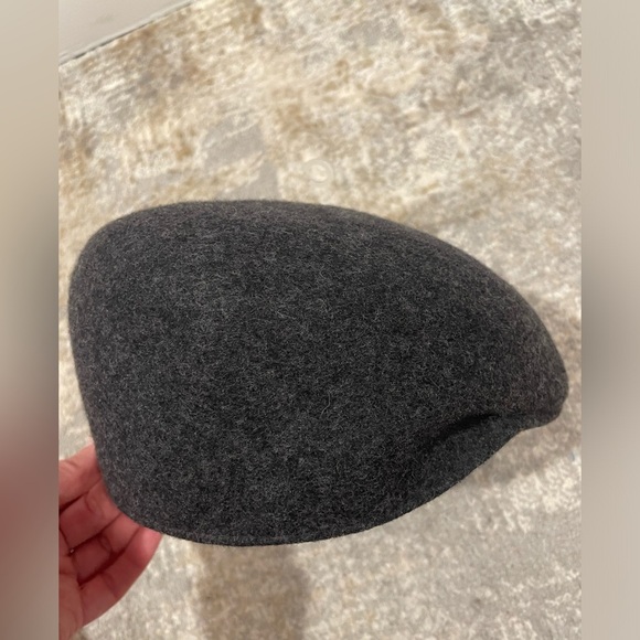 Newsboy Hat Wool S/M Paperboy Golf Gatsby Driver Cabbie Flat Cap Gray NWOT - Picture 6 of 8